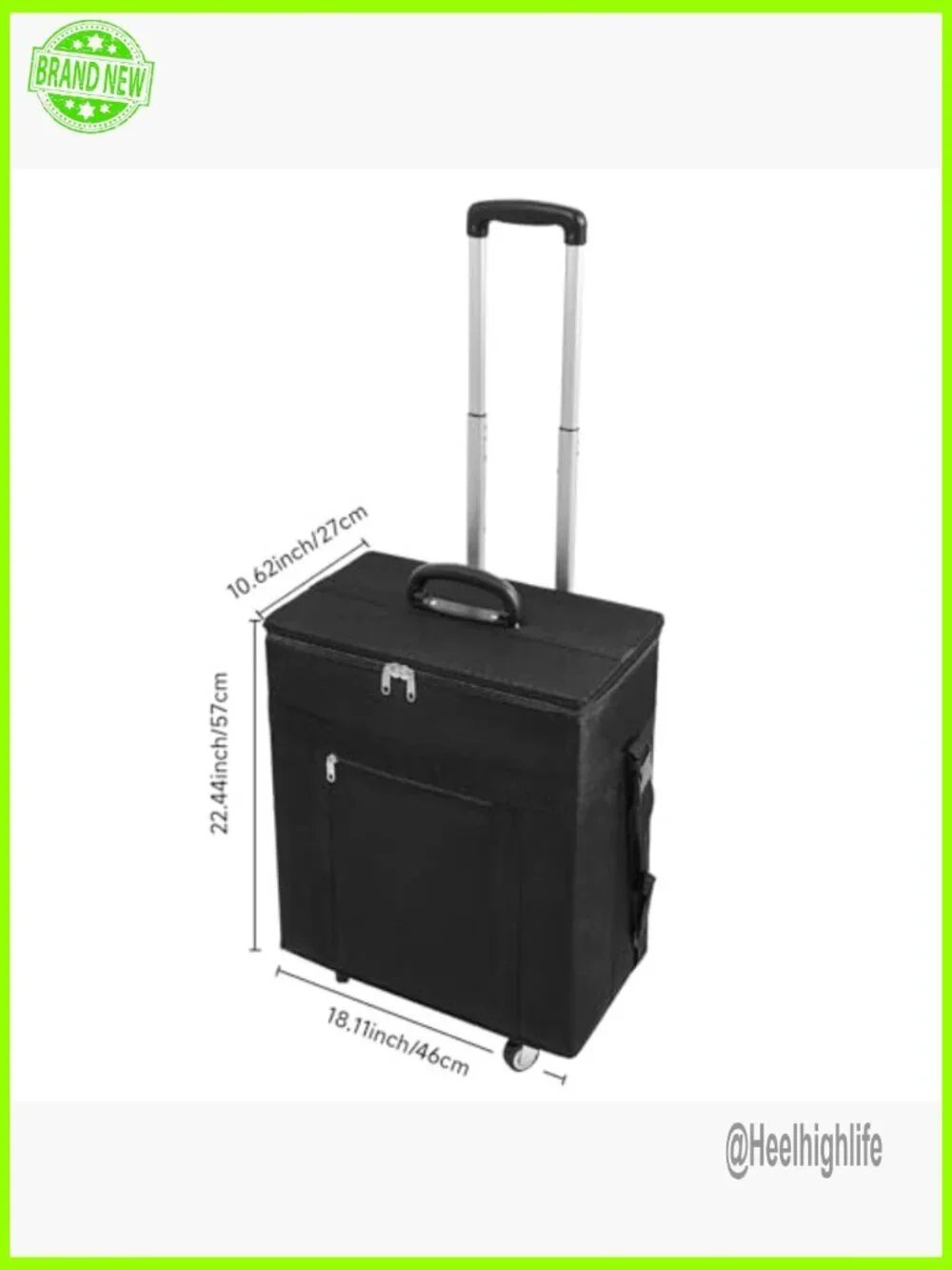 Large Capacity 180 Pair Eyeglass Storage Case with Wheels & Pull Rod
